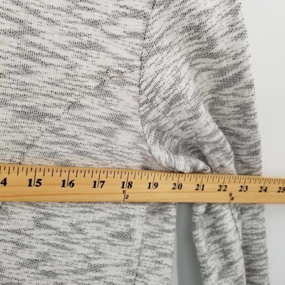 CAbi Neo Moto Jacket womens size medium Heathered Gray zip up button soft knit - Picture 8 of 12